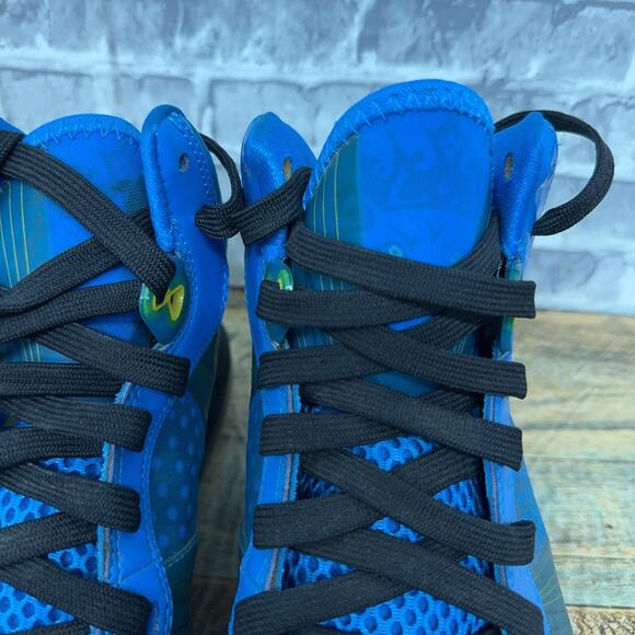 Nike Lebron VIII 8 V/2 Entourage Photo Blue Tour Yellow 429676-401 Mens Size 8 - Picture 6 of 11